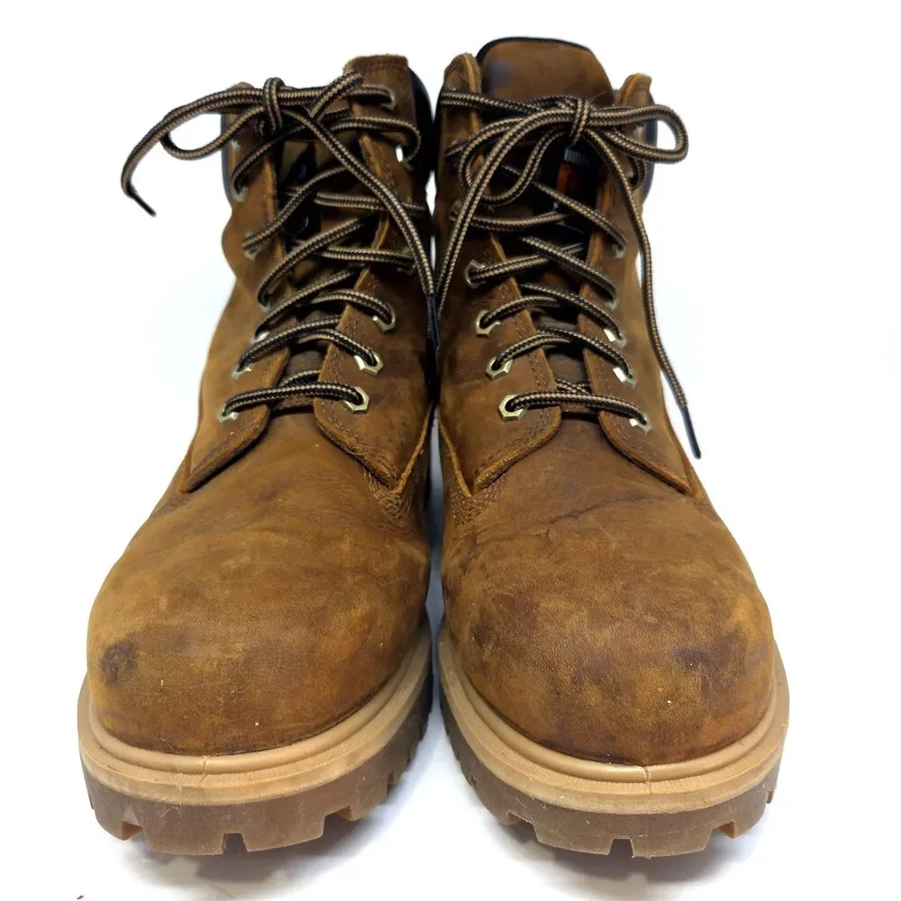 Timberland PRO Direct Attach Mens  Waterproof Soft Toe Work Boots Size 8 W